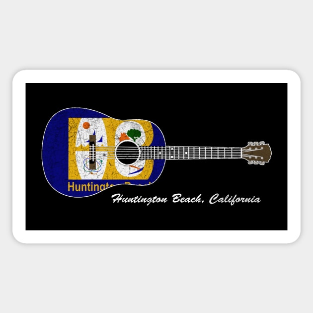 Huntington Beach California Sticker by LocationTees